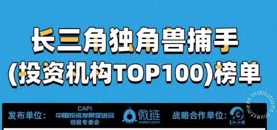亚盈体育获评“长三角独角兽机构捕手TOP100”